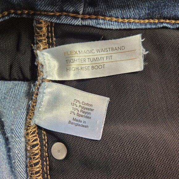 Lane Bryant Womens High-Rise Bootcut Jeans Size 22 Flex Magic Waistband - Picture 10 of 11